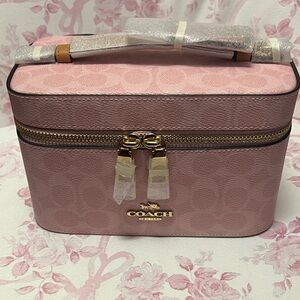 Coach Light Pink Cosmetic Case